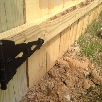 CW Fence and Deck - pile of rubble and a messed up piece of wood used for the front of our fence - Fences & Gates Near Me - Franklin, Tennessee