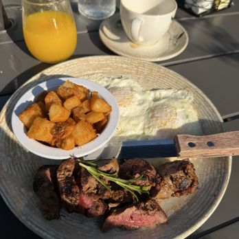 Zeytin - Steak and eggs..the most tender and perfectly seasoned steak - Mediterranean Near Me - Myrtle Beach, South Carolina