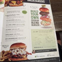Beef 'O' Brady's - Menu