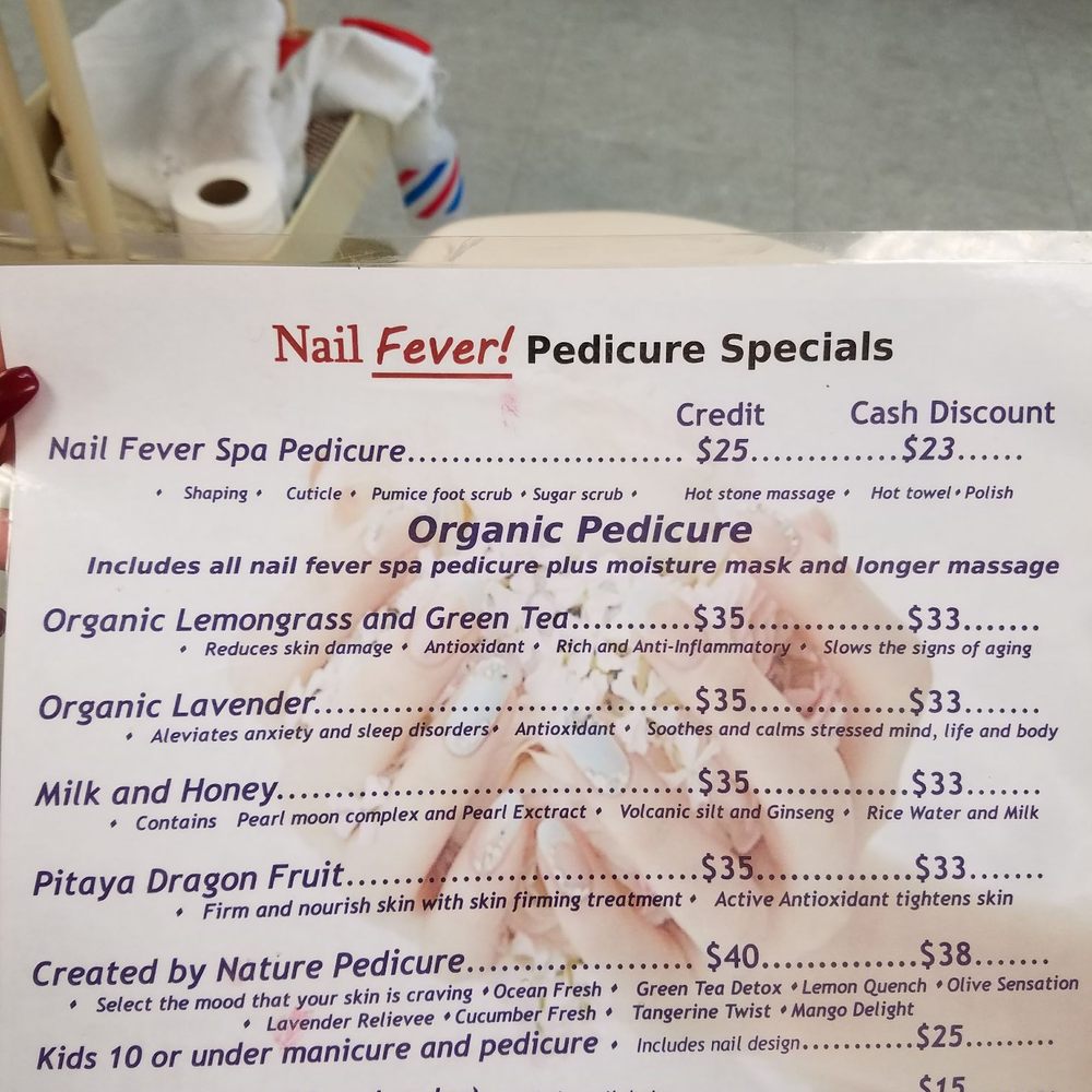 Nail Fever - Pedicure Menu - Nail Salons Near Me - Antioch, California Nail Fever - Pedicure Menu - Nail Salons Near Me - Antioch, California