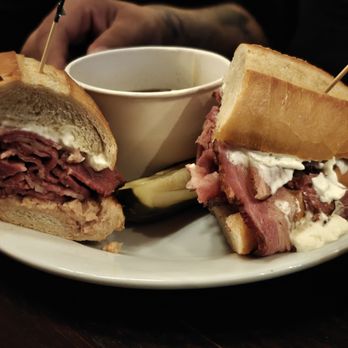 Cole's French Dip - French dip detail. - Bars Near Me - Los Angeles, California Cole's French Dip - French dip detail. - Bars Near Me - Los Angeles, California