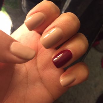 Lee Nails and Spa - My mani that I liked, but definitely can get a better service somewhere else. - Waxing Near Me - Pomona, California