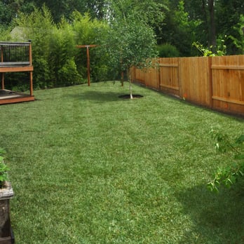 Western Roots Landscape - a backyard with a wooden fence - Landscaping Near Me Western Roots Landscape - a backyard with a wooden fence - Landscaping Near Me