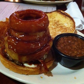 Boston Burger - 'Killer Bee' burger with baked beans - $11 - Burgers Near Me - Boston, Massachusetts