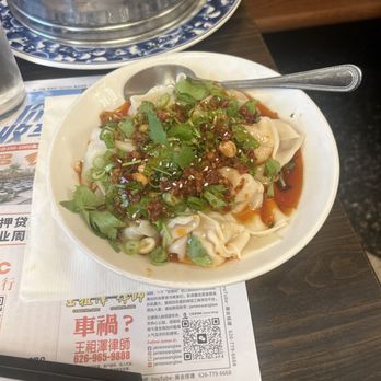Mama Lu’s Dumpling House - Spicy Wontons Pork & Shrimp(8) - Chinese Near Me - Pasadena, California Mama Lu’s Dumpling House - Spicy Wontons Pork & Shrimp(8) - Chinese Near Me - Pasadena, California