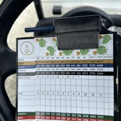 Timacuan Golf & Country Club - Back nine. Distances for tees