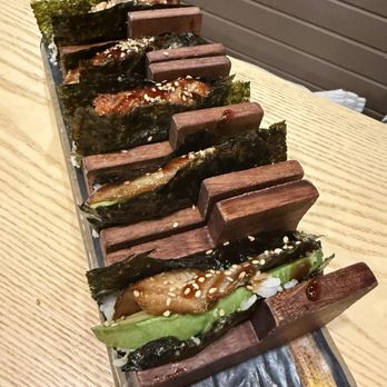 Sake - Eel hand rolls - Sushi Bars Near Me - Pinole, California Sake - Eel hand rolls - Sushi Bars Near Me - Pinole, California