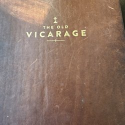 The Old Vicarage - Menu