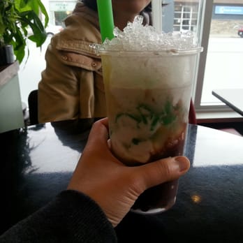 Banh Mi Saigon - 11. 6 Colours Che. Yummy, coconut milk filled with jellys. $5 - Vietnamese Near Me - Vancouver, British Columbia