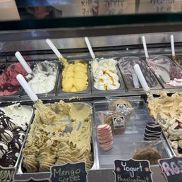 Fresh scrumptious gelato