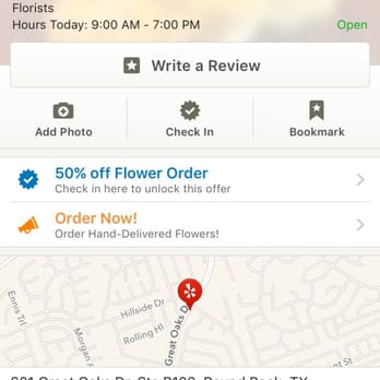 Heart & Home Flowers - Discount offered - but then told it was a mistake, that promo was over and only a 20% off applied. - Florists Near Me - Round Rock, Texas