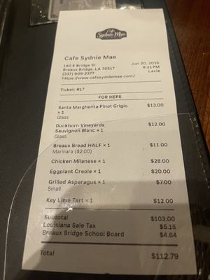 Menu photo 2 Cafe Sydnie Mae Breaux Bridge, LA