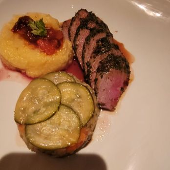 Gary Danko - Lamb, polenta, eggplant and zucchini - New American Near Me - San Francisco, California Gary Danko - Lamb, polenta, eggplant and zucchini - New American Near Me - San Francisco, California