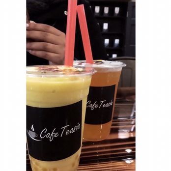 Cafe Teasia - Mango and peach bubble tea - Bubble Tea Near Me - Cranford, New Jersey Cafe Teasia - Mango and peach bubble tea - Bubble Tea Near Me - Cranford, New Jersey