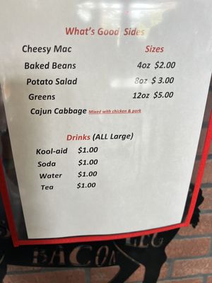 Menu photo 1 What's Good BBQ Moreno Valley, CA Menu photo 1 What's Good BBQ Moreno Valley, CA