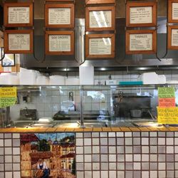 La Perla Tapatia - Delicious hot food to go, today's soup is Chicken Soup, perfect for today weather , my go to is Bean and Cheese burrito...