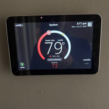 911 Mechanical Heating-Cooling-Plumbing - A new interactive Lennox thermostat. This controlls all of your homes comfort from the fingertips of your phone day and night! - Heating & Air Conditioning/HVAC Near Me - Macomb, Michigan 911 Mechanical Heating-Cooling-Plumbing - A new interactive Lennox thermostat. This controlls all of your homes comfort from the fingertips of your phone day and night! - Heating & Air Conditioning/HVAC Near Me - Macomb, Michigan