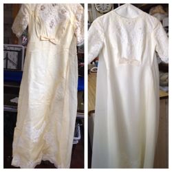 Crescent Cleaners - We were able to restore this vintage wedding gown and make the customer extremely happy!