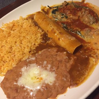 San Jose - My chicken enchilada Chile Rellaño combo plate... donde es mi queso??? - Mexican Near Me - Columbia, South Carolina San Jose - My chicken enchilada Chile Rellaño combo plate... donde es mi queso??? - Mexican Near Me - Columbia, South Carolina