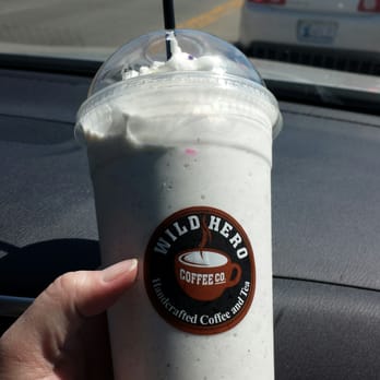 Wild Hero Coffee - Frozen birthday cake - Coffee & Tea Near Me - Mustang, Oklahoma Wild Hero Coffee - Frozen birthday cake - Coffee & Tea Near Me - Mustang, Oklahoma