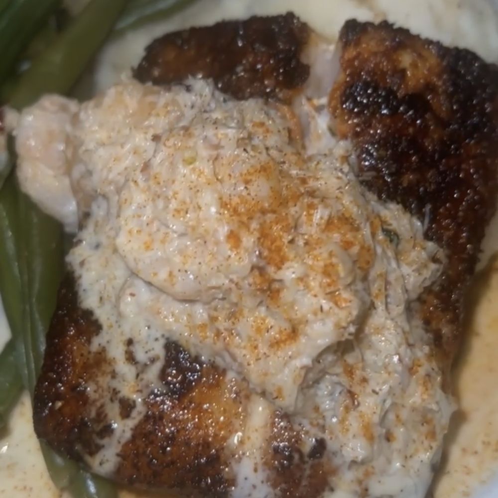 Blue Marlin - Mahi Orleans melted in my mouth so flavorful and cooked just right!! - Seafood Near Me - Columbia, South Carolina
