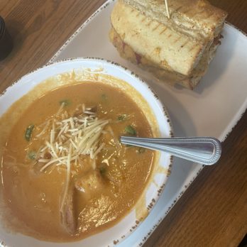 Newk's Eatery - My Favorite! 1/2 Pimiento Cheese sandwich and Lobster Bisque. - Sandwiches Near Me - Southaven, Mississippi Newk's Eatery - My Favorite! 1/2 Pimiento Cheese sandwich and Lobster Bisque. - Sandwiches Near Me - Southaven, Mississippi