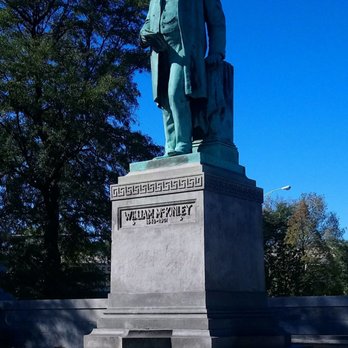 Mckinley Park - Statue of President McKinley is near corner of Archer /37th St. & Western Blvd.  (NW corner of the park) - Parks Near Me - Chicago, Illinois