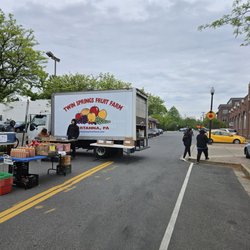 Columbia Pike Farmers Market - 4/21/24 This farmer's market isn't very big this time around. The day is cold and cloudy. Oh well, Que Sera, Sera