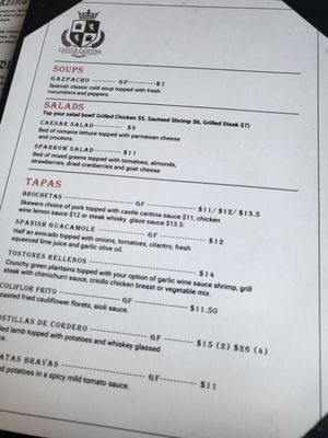 Menu photo 5 Castle Cantina Tapas Bar & Restaurant Leicester, MA Menu photo 5 Castle Cantina Tapas Bar & Restaurant Leicester, MA