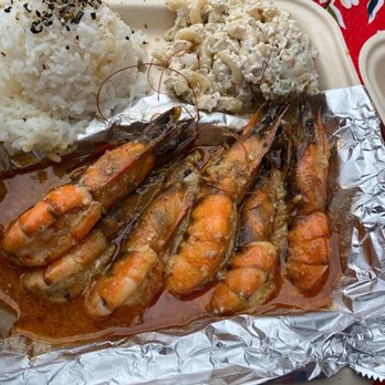 Wake Up Delicious - Garlic shrimp - Hawaiian Near Me - Hanalei, Hawaii