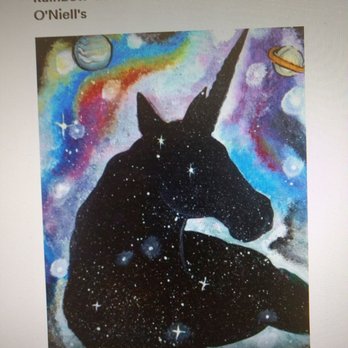 Yaymaker - The original Rainbow Galactic Space Unicorn - Paint & Sip Near Me