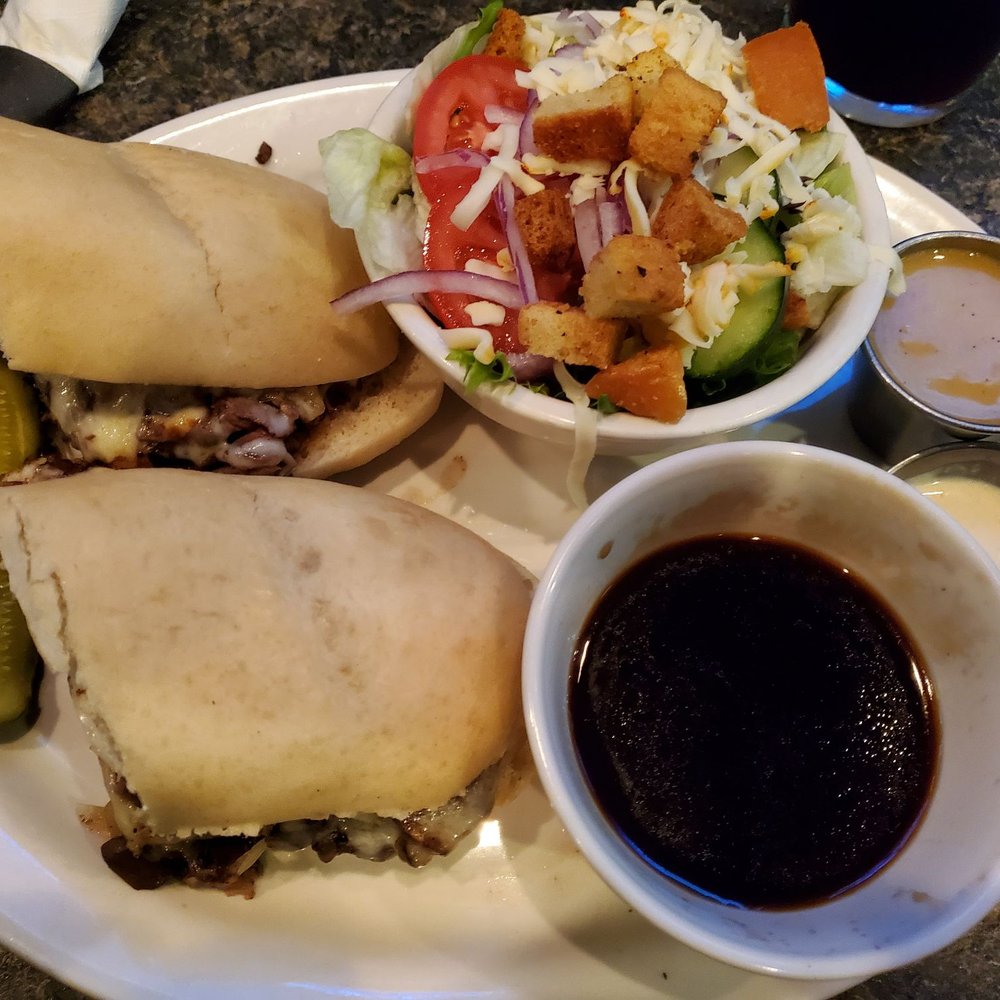 Craft Public House - Roast beef sandwich w/ salad. - Sports Bars Near Me - Cary, North Carolina