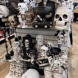 HomeGoods - This location has the best selection of Halloween merch.