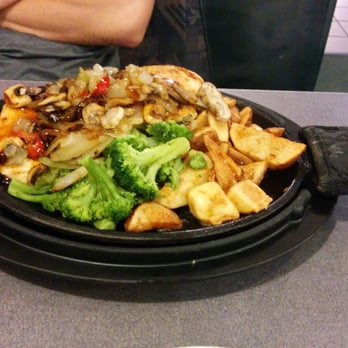 Denny's - Bourbon Chicken Skillet - American Near Me - Alhambra, California Denny's - Bourbon Chicken Skillet - American Near Me - Alhambra, California