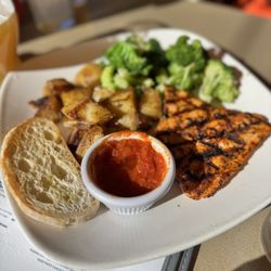 North Harbor Club - Blackened Salmon with roasted potatoes and broccoli--09-26-2026