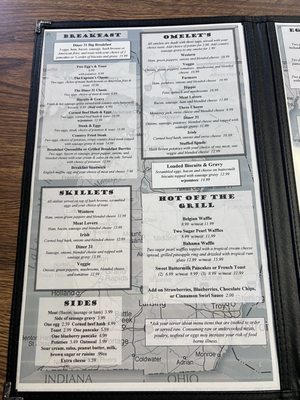 Menu photo 2 Diner 31 Manistee, MI