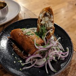 Salted Lime Bar & Kitchen - CHICKEN MOLE FLAUTA ($13)