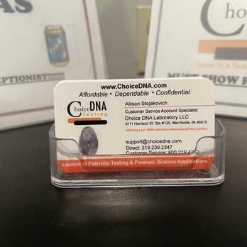 Choice DNA Laboratory - Allison 219-239-2347 - Laboratory Testing Near Me - Merrillville, Indiana Choice DNA Laboratory - Allison 219-239-2347 - Laboratory Testing Near Me - Merrillville, Indiana