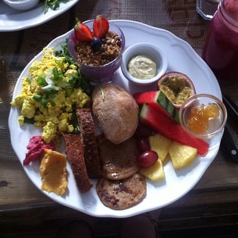 Kaffestuen Vesterbro - Vegan brunch plate. Amazing tofu scramble! - Coffee & Tea Near Me - Copenhagen, 84