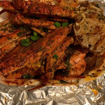 ​Aunt Irene's Kitchen - Crab Claw, shrimp, red potatoes, corn and sausages - Seafood Near Me - Dallas, Texas