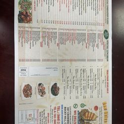 New China Star - Menu