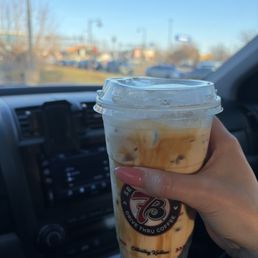 Iced medium sweet and salty w/ toasted marshmallow, carmel drizzle and cold foam. Iced medium sweet and salty w/ toasted marshmallow, carmel drizzle and cold foam.