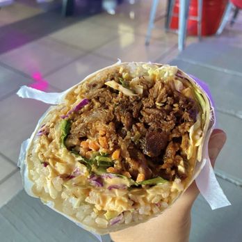 Chops - flaming boar burrito (pork) - Asian Fusion Near Me - Lynnwood, Washington