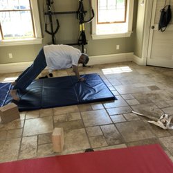 Hidden Warrior Yoga - One on one session. Working on some stability and rotation moves.