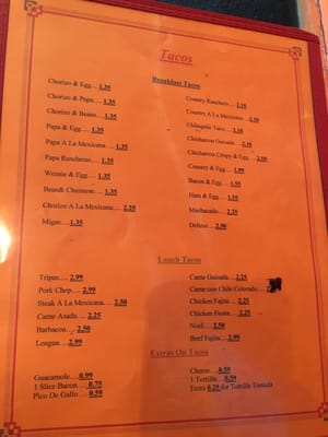 Menu photo 5 El Puesto Mexican Restaurant San Antonio, TX