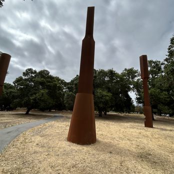 The Stanford Columns - Beverly Pepper - Public Art Near Me - Stanford, California