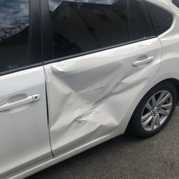Before (after my car was backed into)