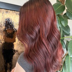 Amata Salon - Fall into the season of reds! Full custom hair color at Amata Salon in Rogers, MN
