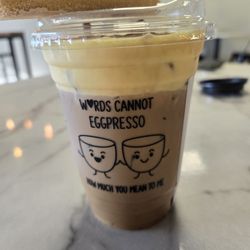 Eggspresso latte!! Amazing!