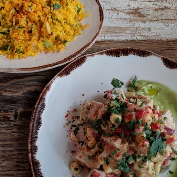 Barcha - Saffron rice and poached tuna - Mediterranean Near Me - San Francisco, California